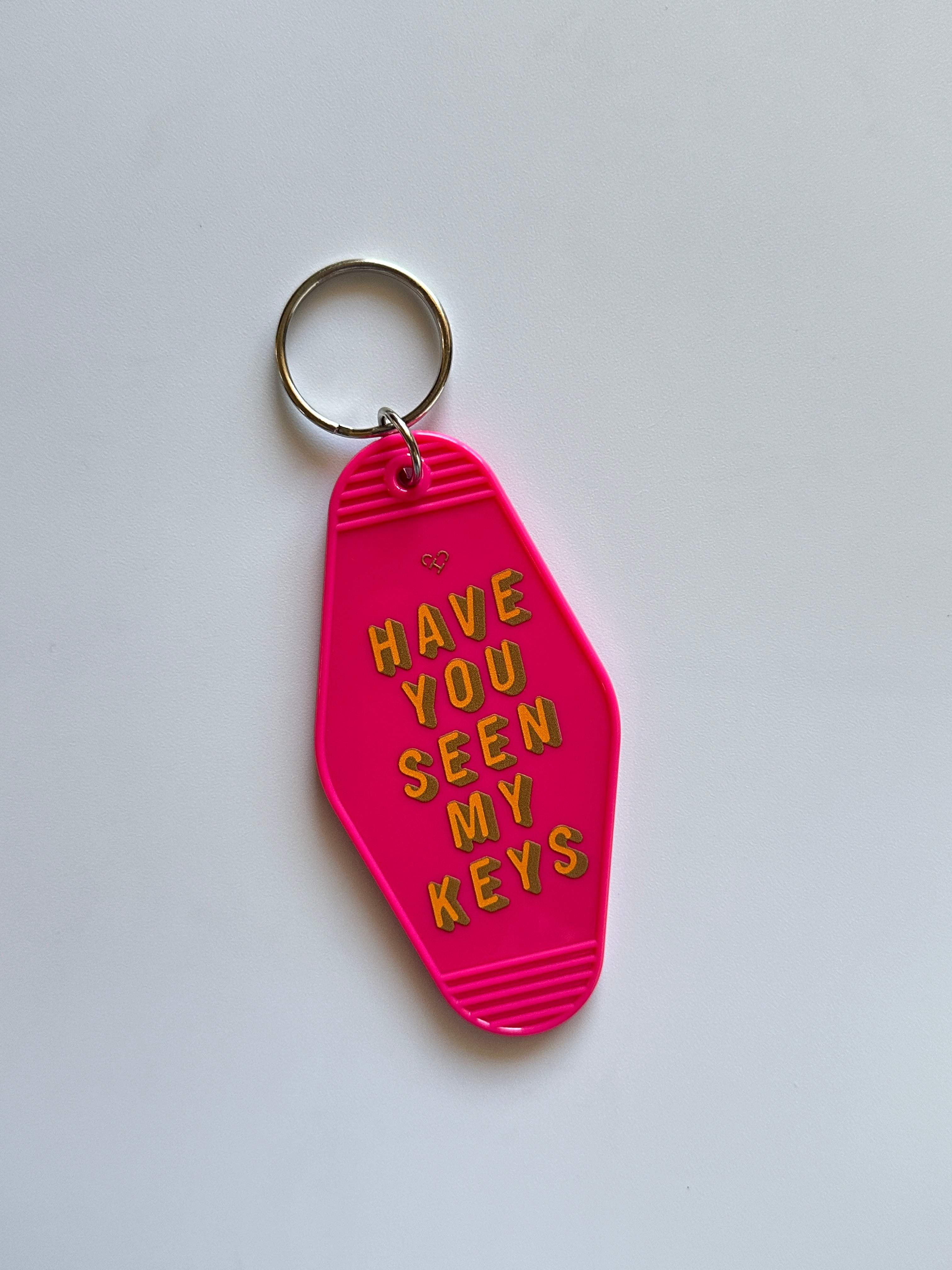 Have You Seen My Keys Motel Keychain