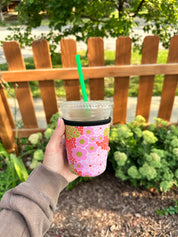 Floral Iced Coffee Sleeve