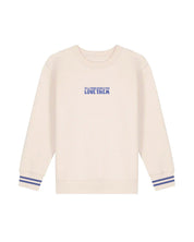 Tell Your People You Love Them Striped Sleeve Crew