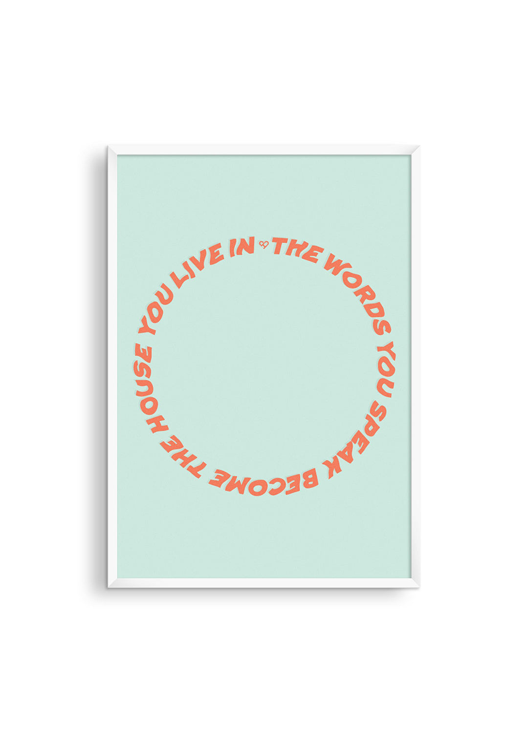 The Words You Speak Print