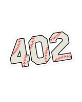 402 Baseball Sticker
