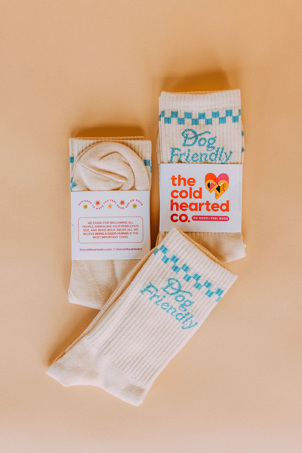 Dog Friendly Checkered Socks