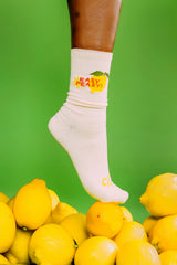Easy Peasy Lemon Crew Socks