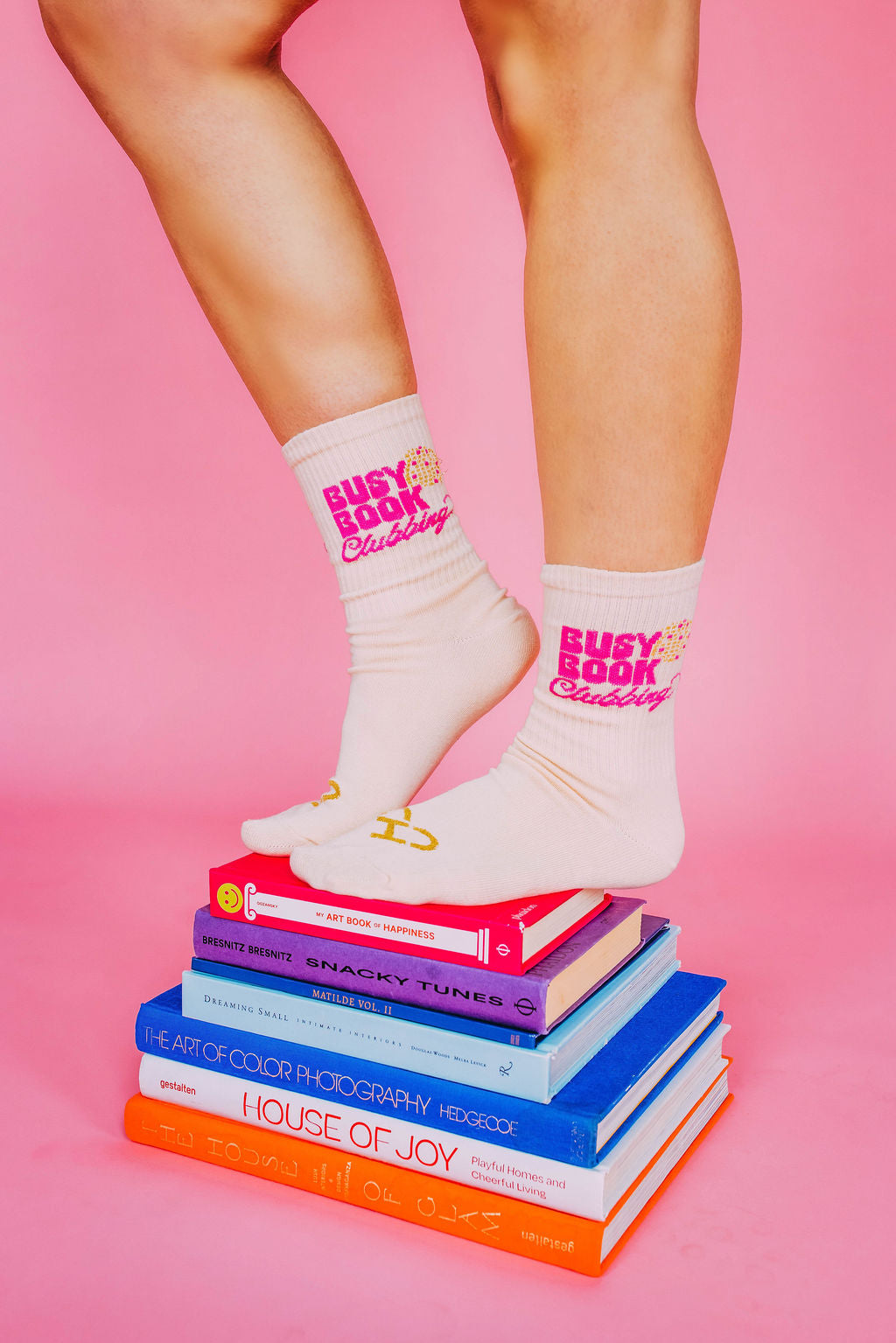 Busy Book Clubbing Socks