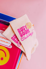 Busy Book Clubbing Socks