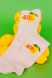 Easy Peasy Lemon Crew Socks