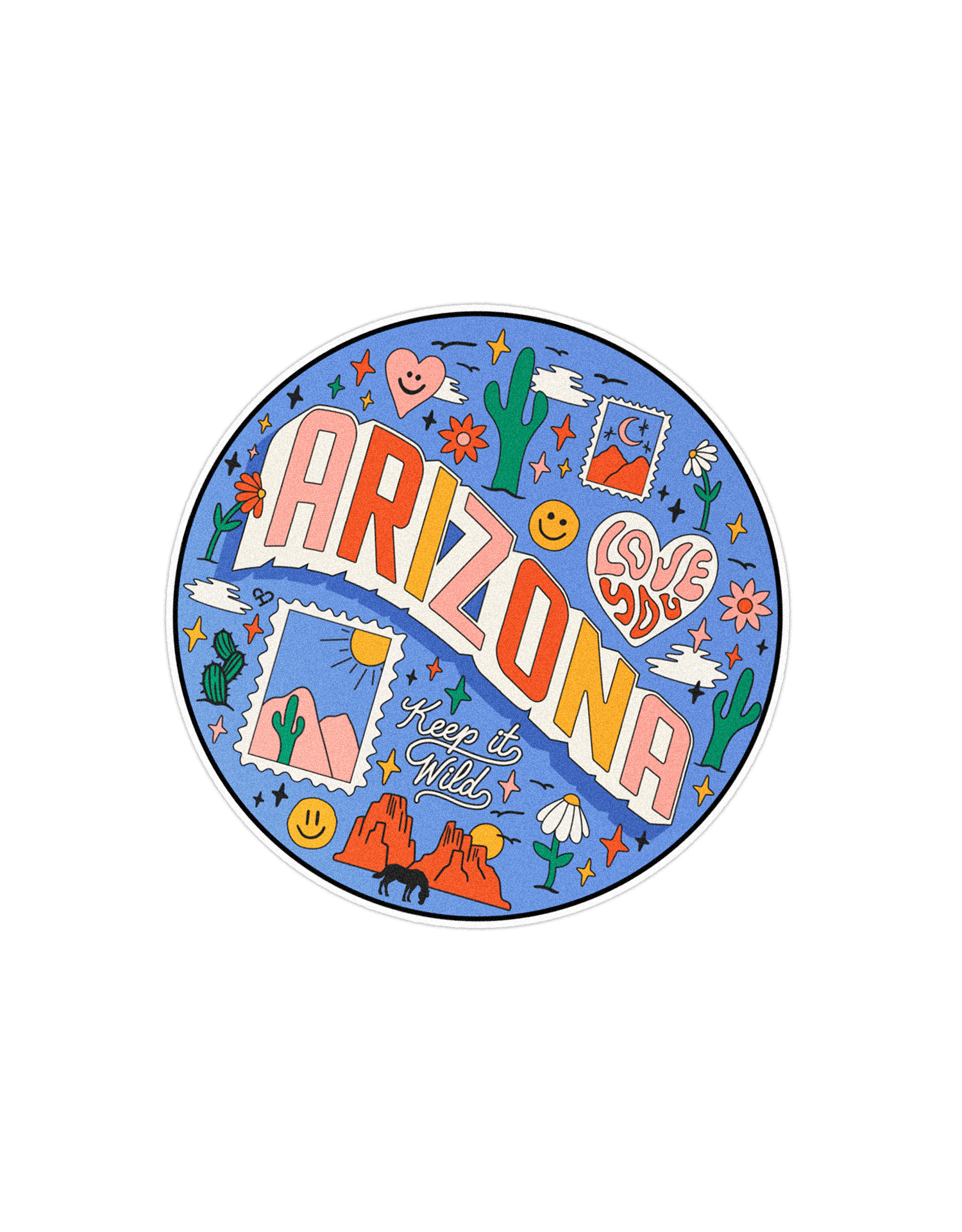 Arizona Love Letter Sticker