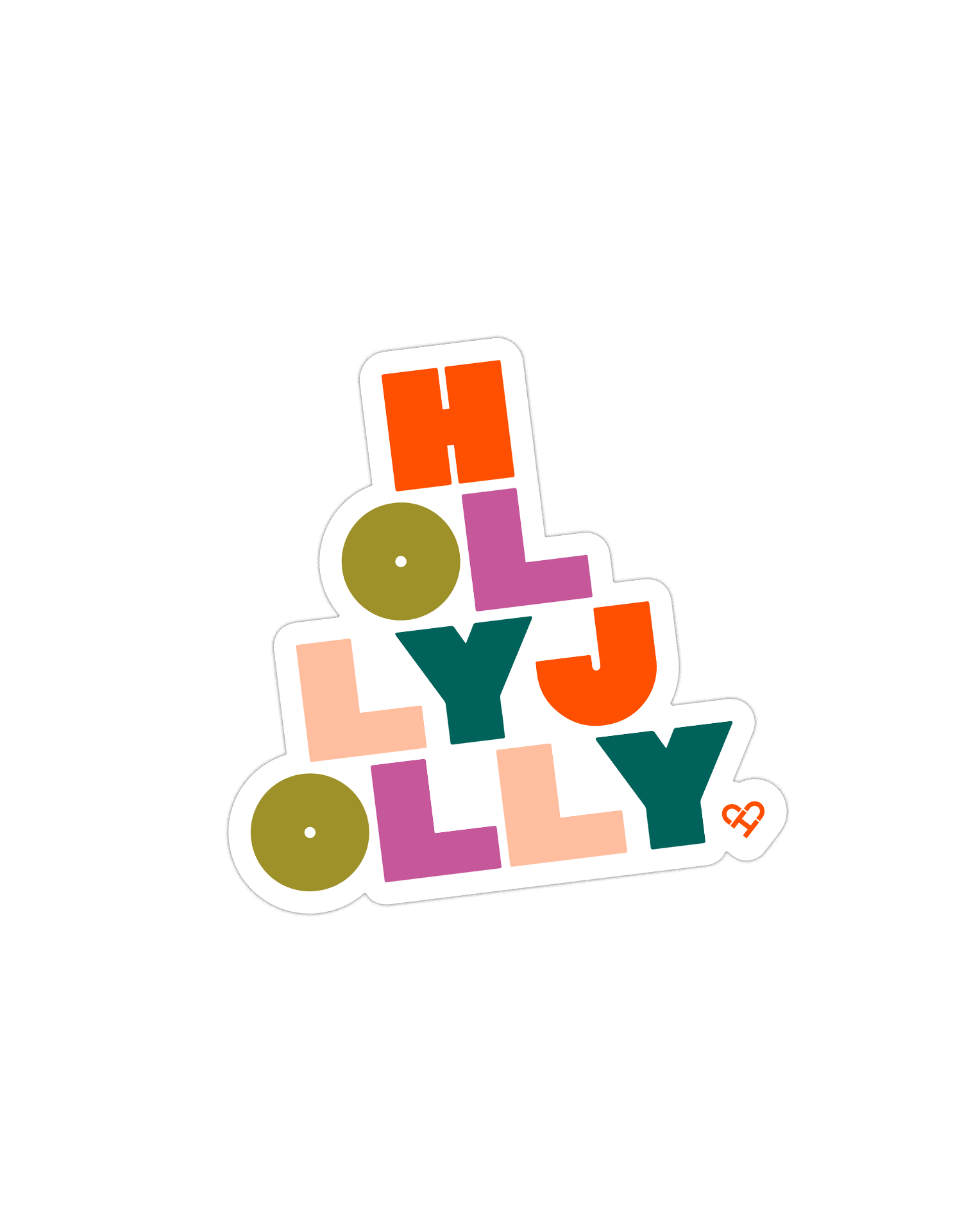 Holly Jolly Sticker