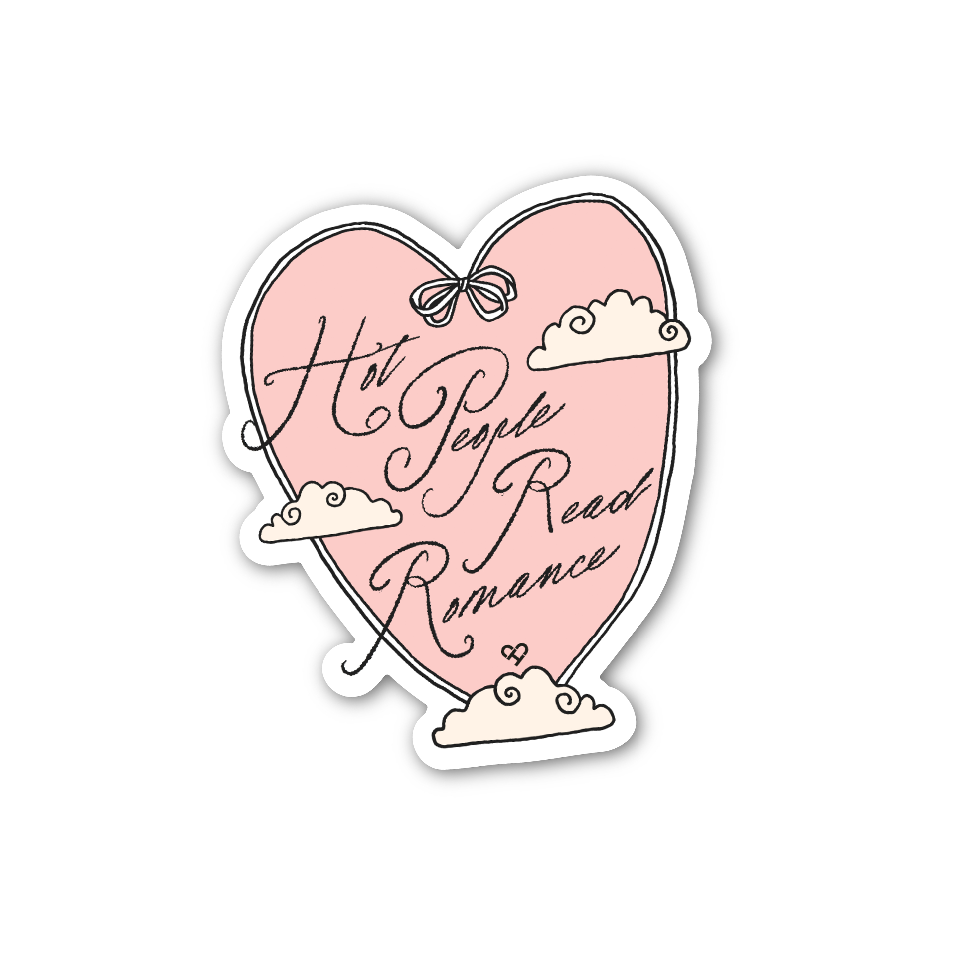 Hot People Read Romance Sticker