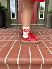 NE Heart Crew Socks