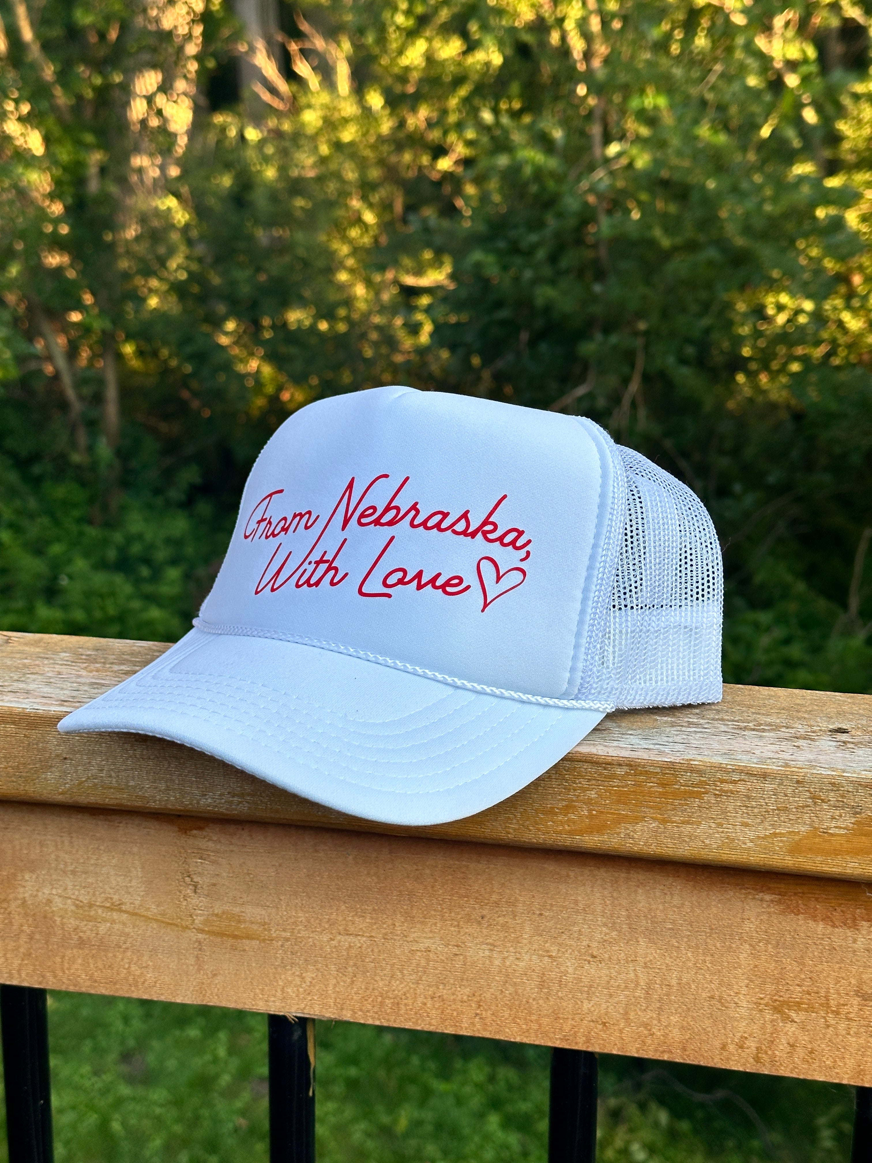 From Nebraska With Love Trucker Hat