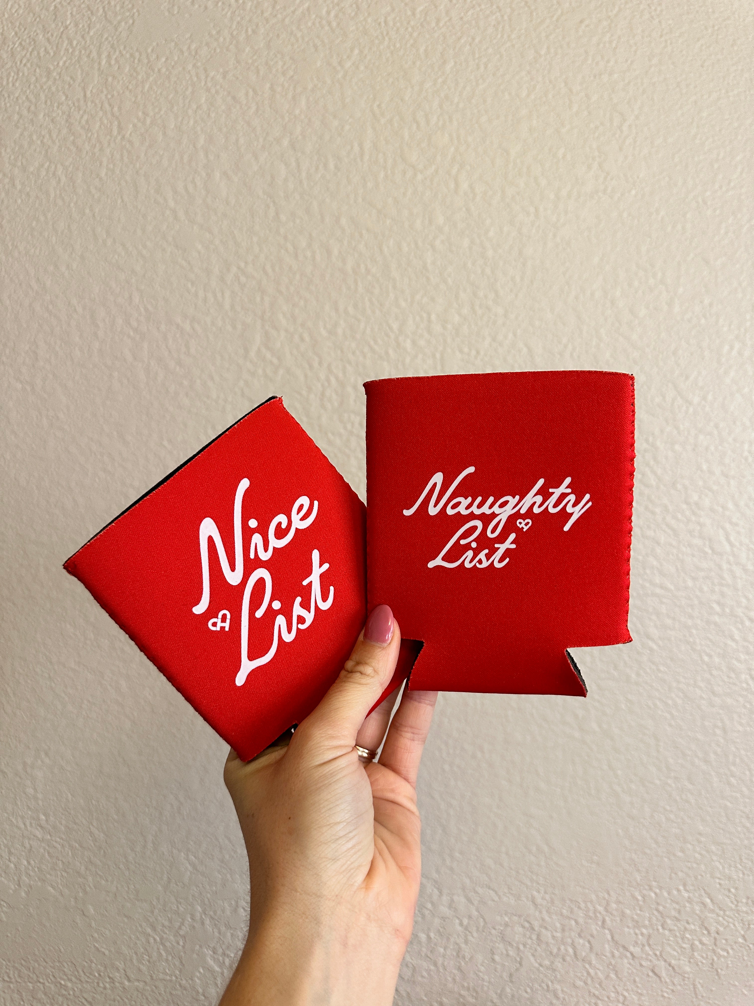 Naughty List Koozie