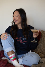 Merrier With a Martini Crewneck