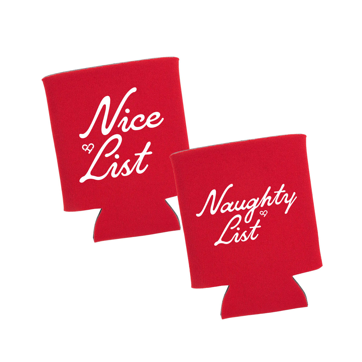 Naught and Nice List Koozie Duo