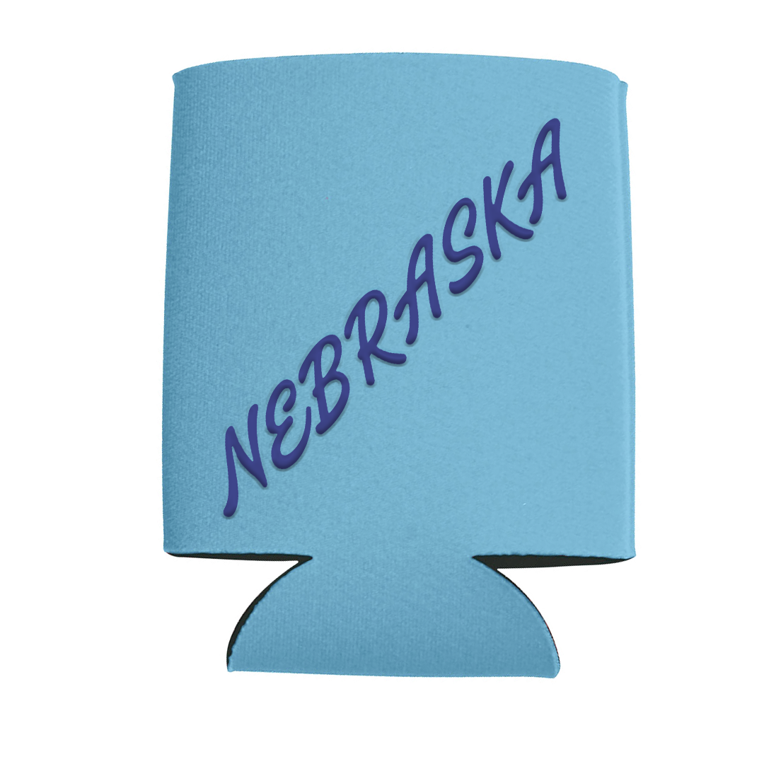 Nebraska Blue Koozie