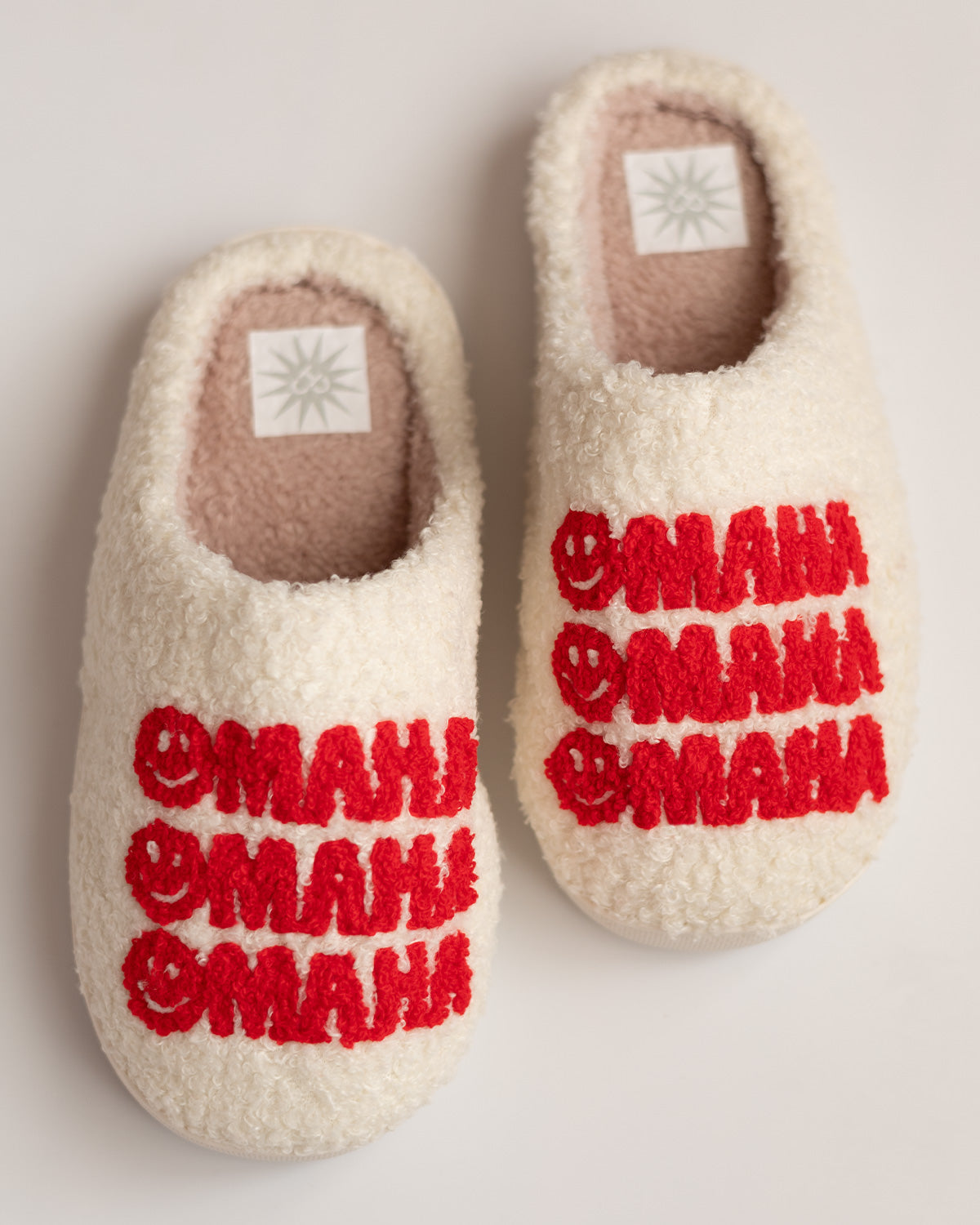 Omaha Smiley Slippers