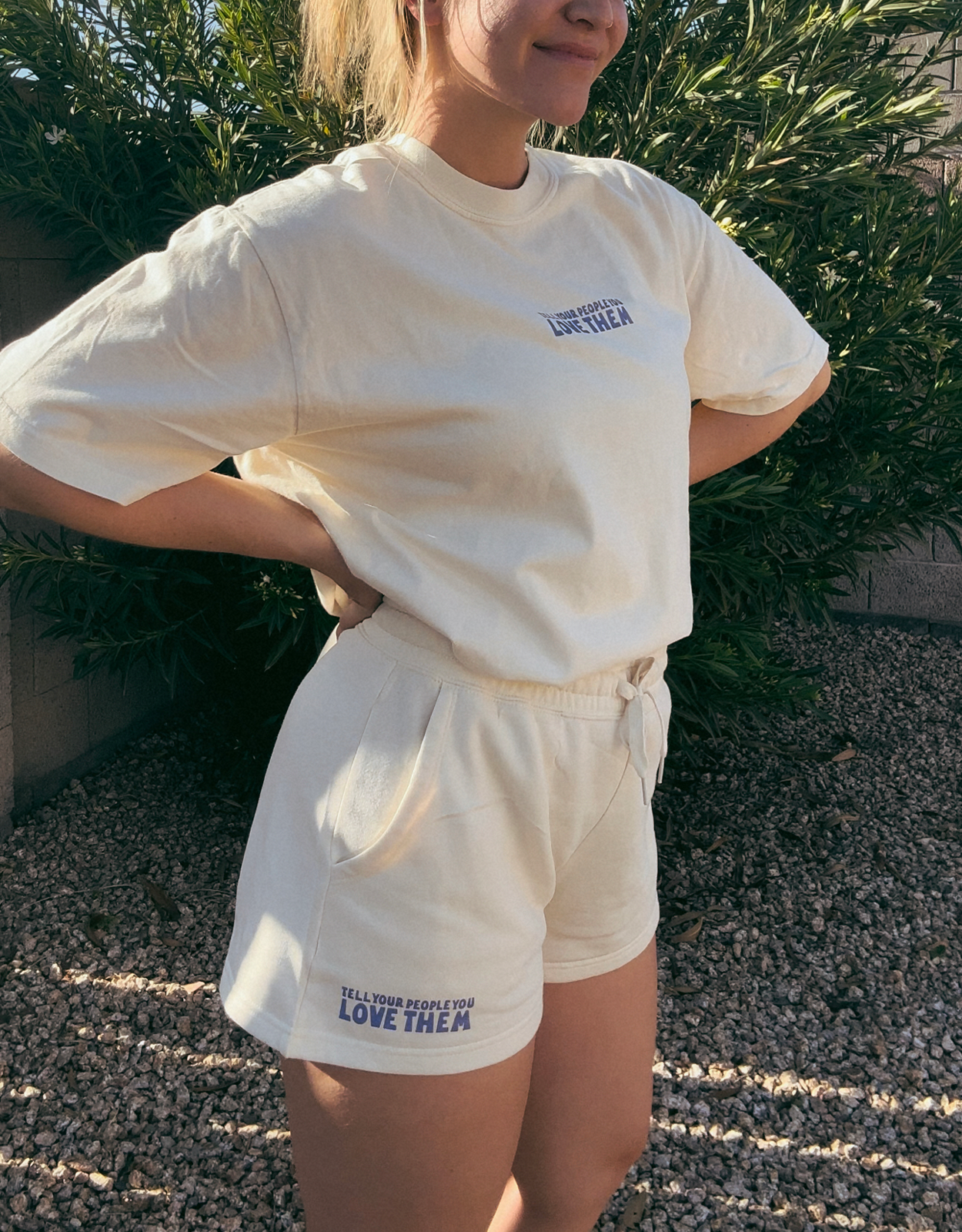 Tell Your People You Love Them Sweat Shorts
