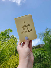 Leaving On A Jet Plan Passport Wallet