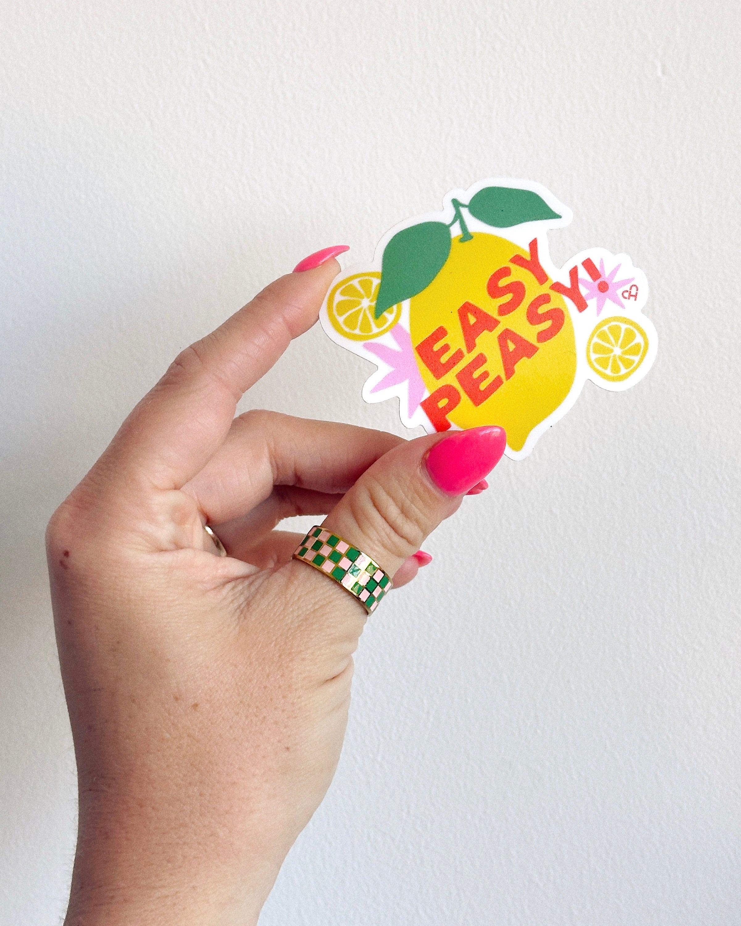 Easy Peasy Sticker