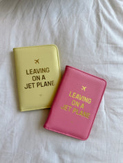 Leaving On A Jet Plan Passport Wallet