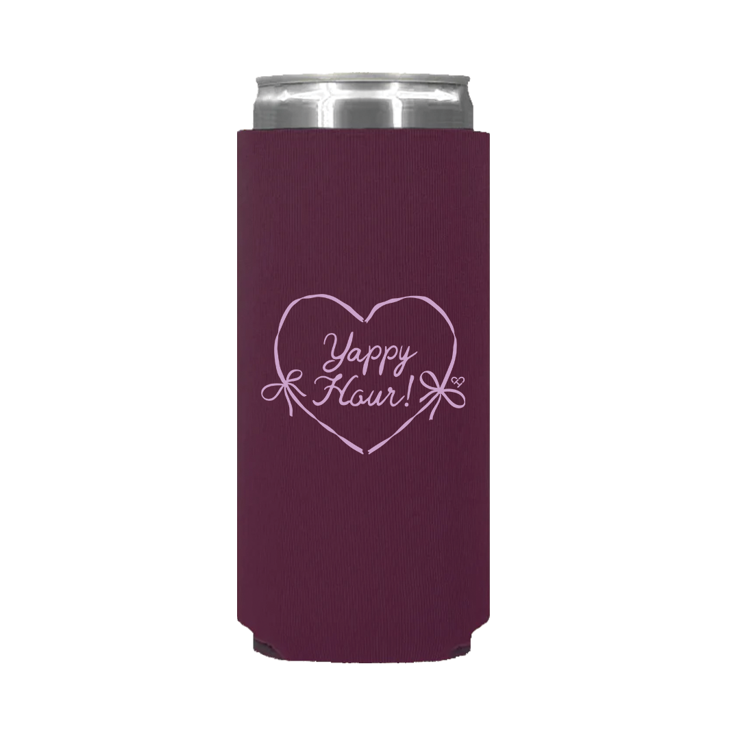 Yappy Hour Slim Koozie