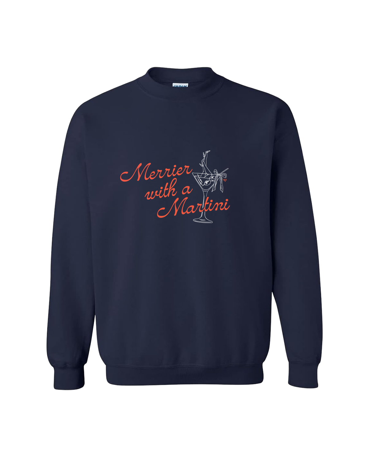 Merrier With a Martini Crewneck