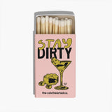 Stay Dirty Martini Matchbox