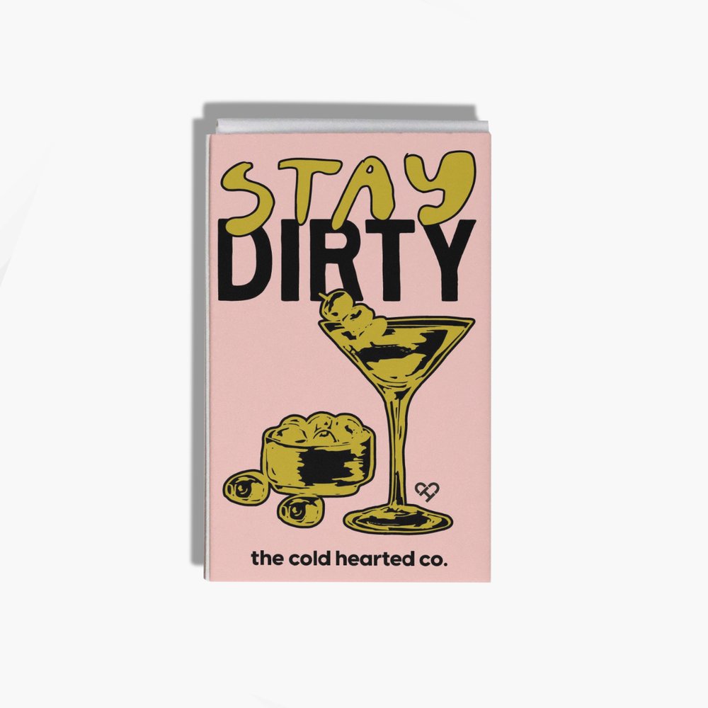 Stay Dirty Martini Matchbox